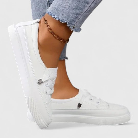Zapatillas Mujer Clasicas Primavera Bajas con Cordones