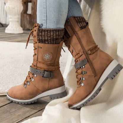 Botas invierno mujer impermeables suela antideslizante