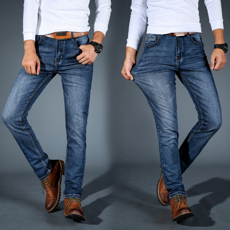 Jeans hombre elásticos slim fit cómodos estilo moderno diario