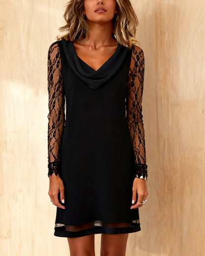 Vestido Mujer de Encaje Ajuste Elegante
