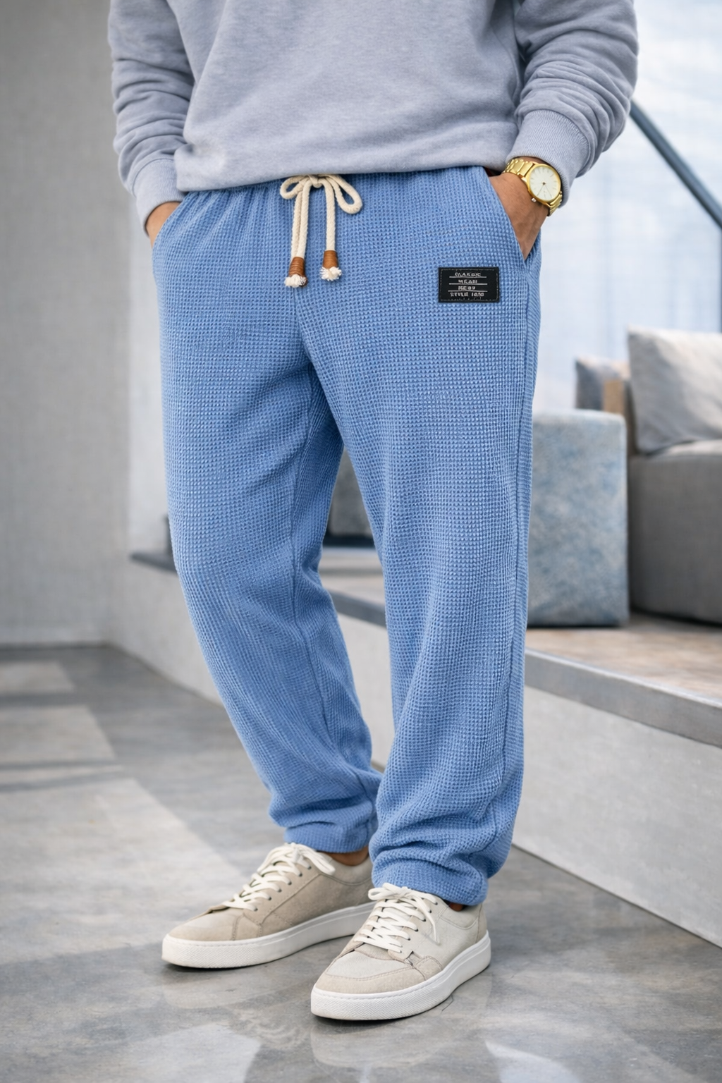 Pantalones Mujer Anchos Comodos Elasticos