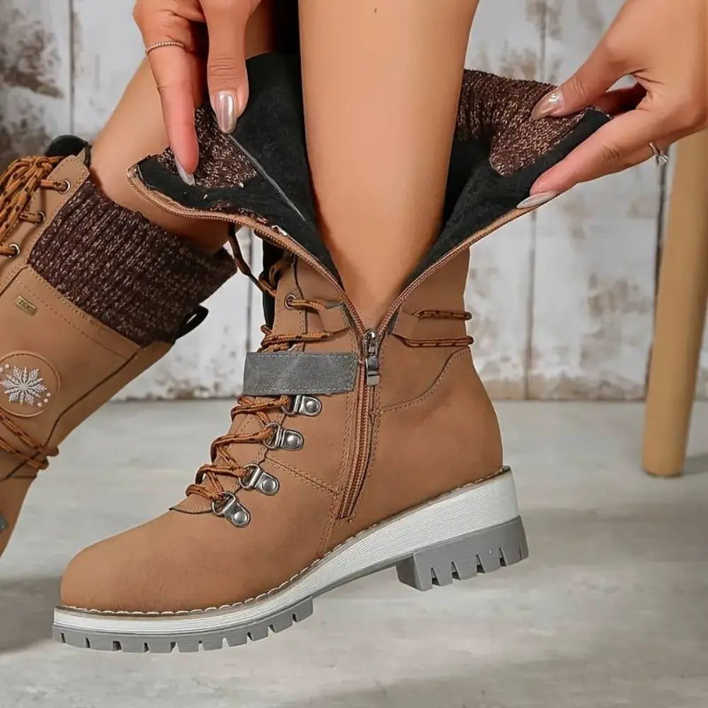 Botas invierno mujer impermeables suela antideslizante