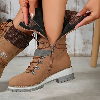 Botas invierno mujer impermeables suela antideslizante