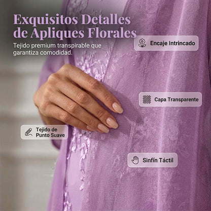 Conjunto mujer vestido y chaqueta elegante