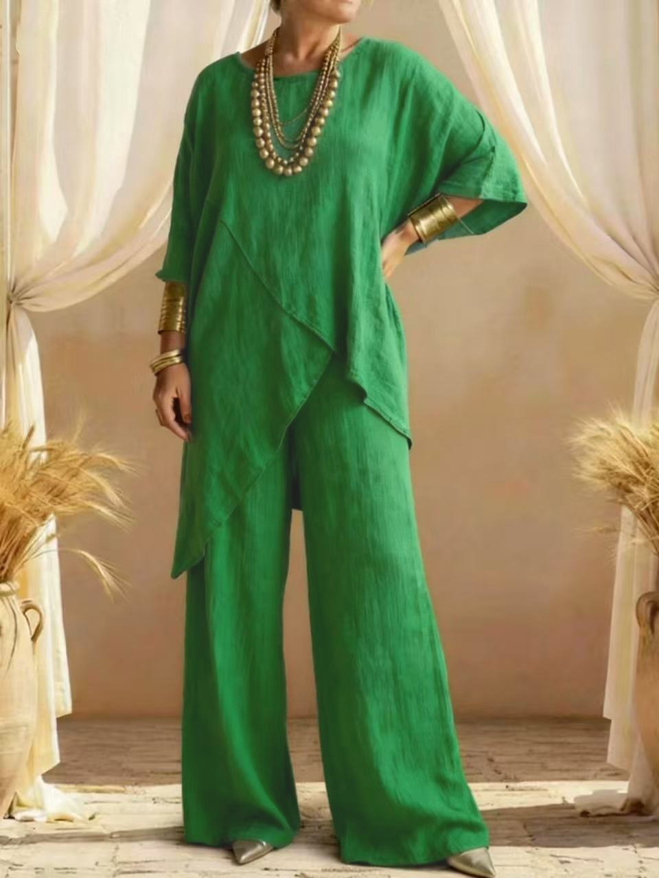 Conjunto Asimétrico Mujer de Dos Piezas