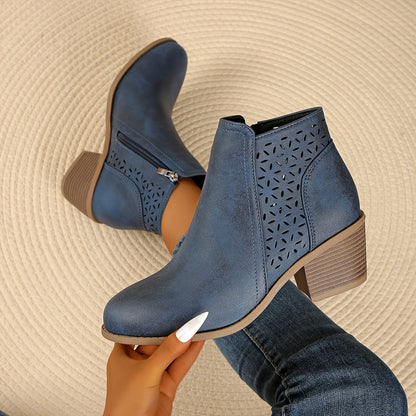 Botines mujer transpirables de piel estilo casual cómodo
