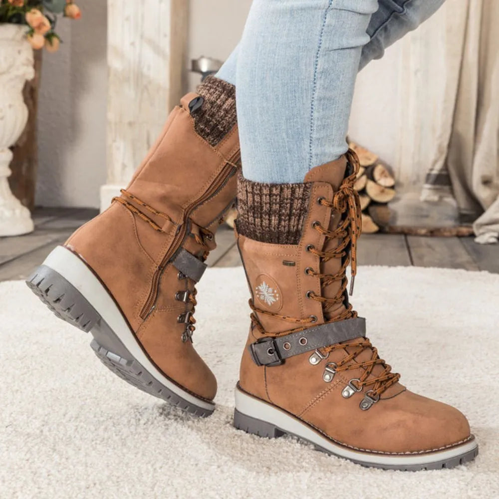 Botas invierno mujer impermeables suela antideslizante