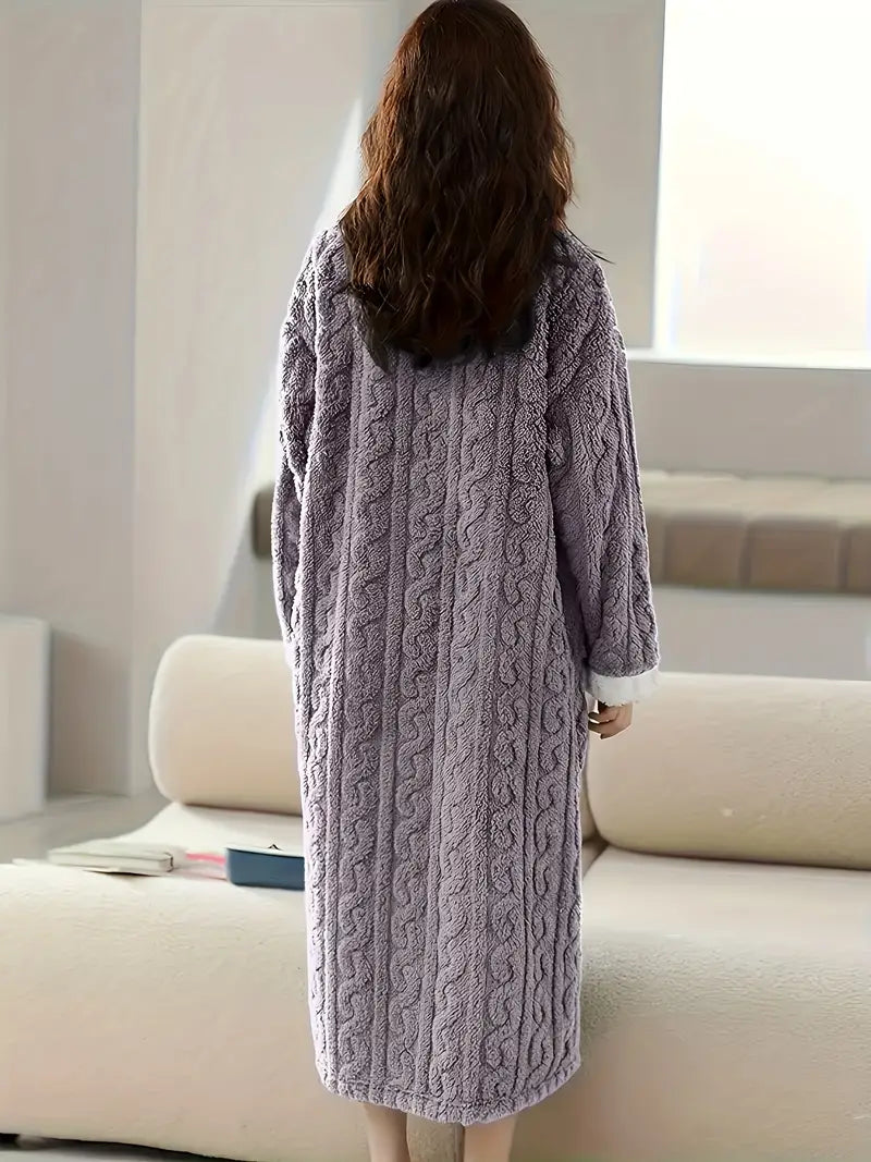 Camisón Mujer de Felpa Suave Confortable