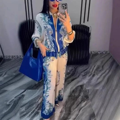 Conjunto Mujer Dos Piezas Elegante Ajuste Clásico