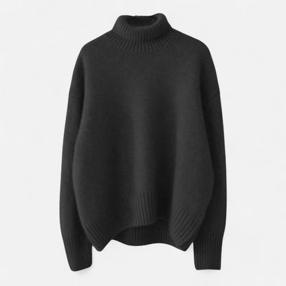 Jersey Mujer de Cashmere Invierno Cuello Alto