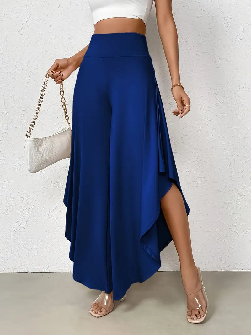 Vestido Mujer Elegante con Dobladillo Asimétrico