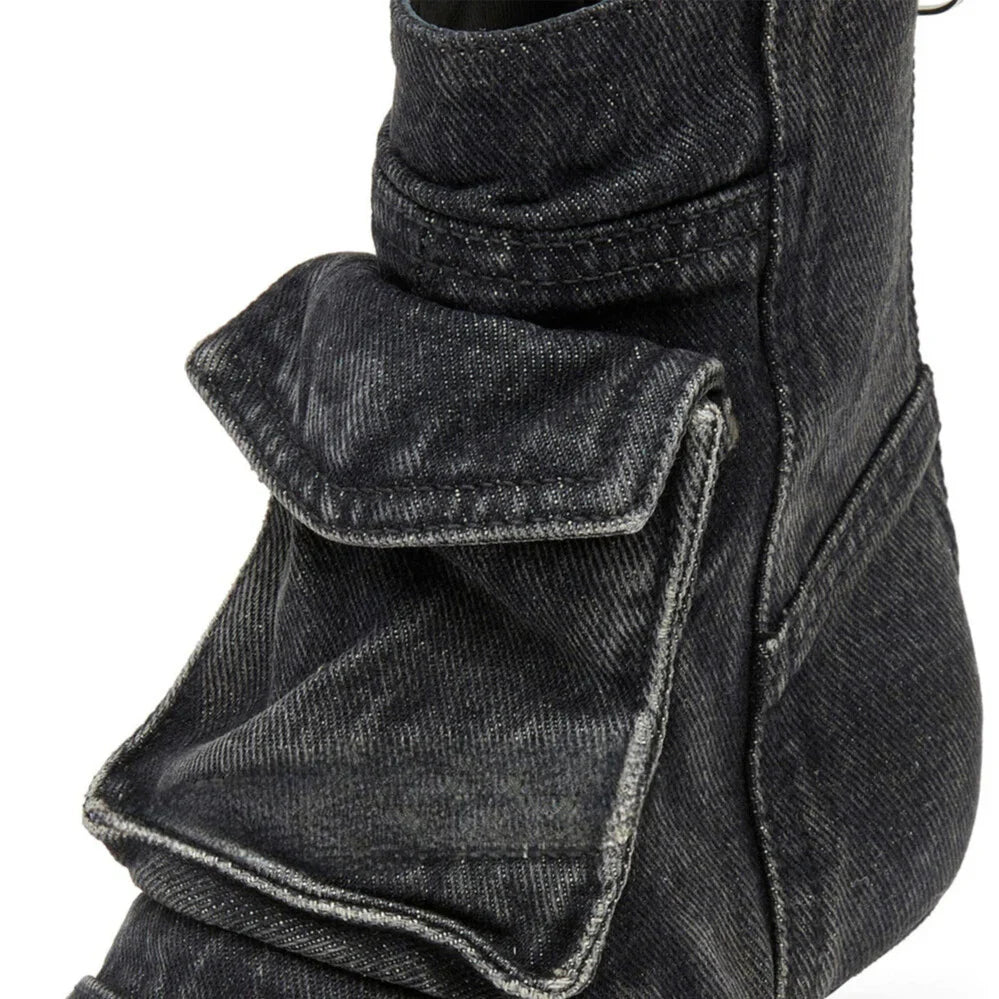 Botines Mujer de Tejano Estilo Cargo