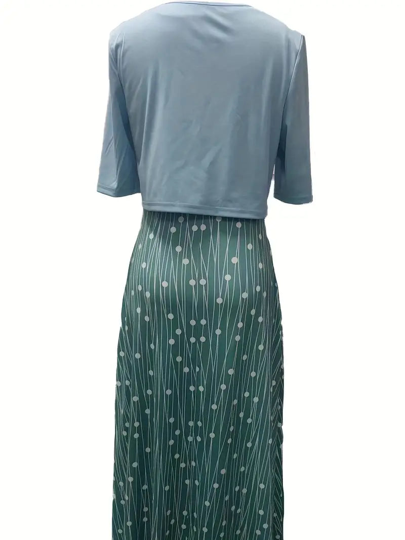Vestido midi mujer con estampado floral estilo casual
