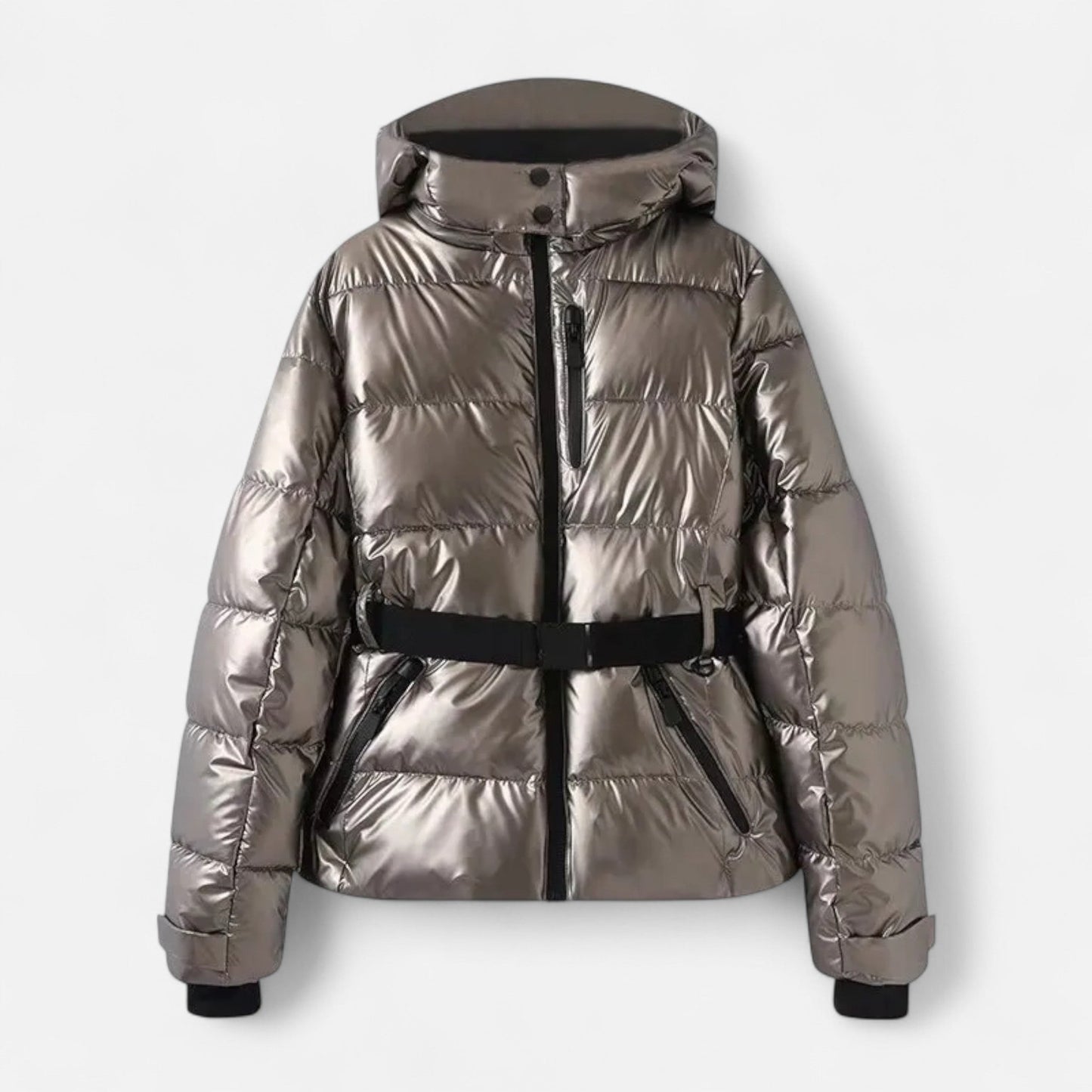 Chaqueta Acolchada Mujer Cintura Entallada
