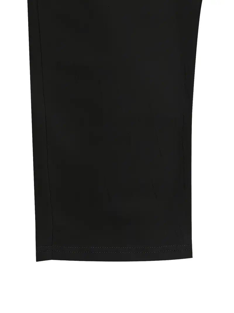 Pantalones Lino Hombre Anchos Cordón Ajustable