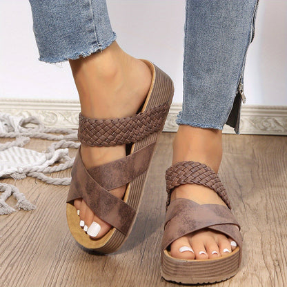 Sandalias Mujer Cuña Corcho Diseño Ligero y Cómodo