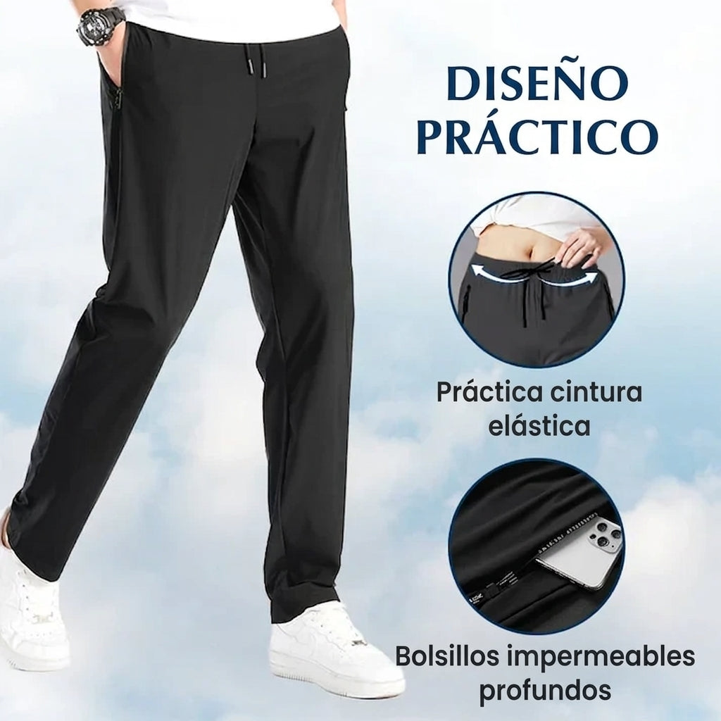 Pantalón casual unisex suave y flexible corte elegante