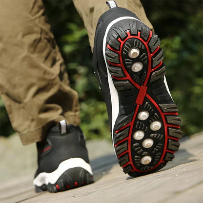 Zapatos Senderismo Hombre Resistente Ajuste Seguro