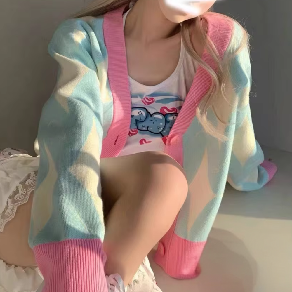Cárdigan Mujer de Punto Suave Diseño Relajado