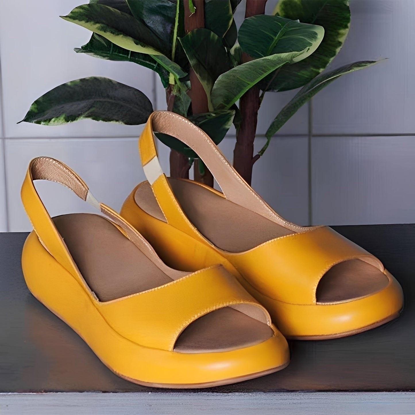 Sandalias Mujer Suela Plana Diseño Abierto