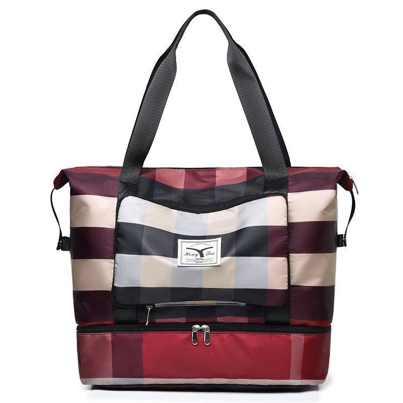 Bolsa de viaje mujer de lana ligera y grande