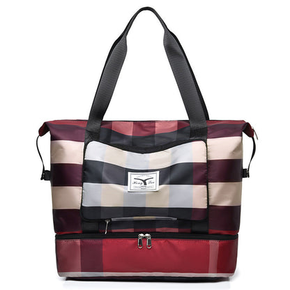 Bolsa de viaje mujer de lana ligera y grande