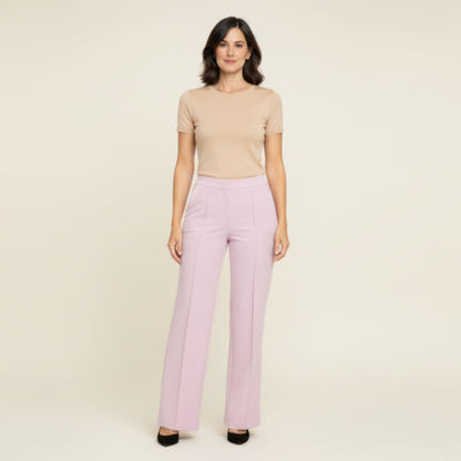 Pantalón recto Mujer de corte amplio - Mavetta