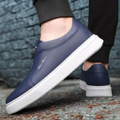 Zapatos Slip-On Hombre Cuero Suave Confortables