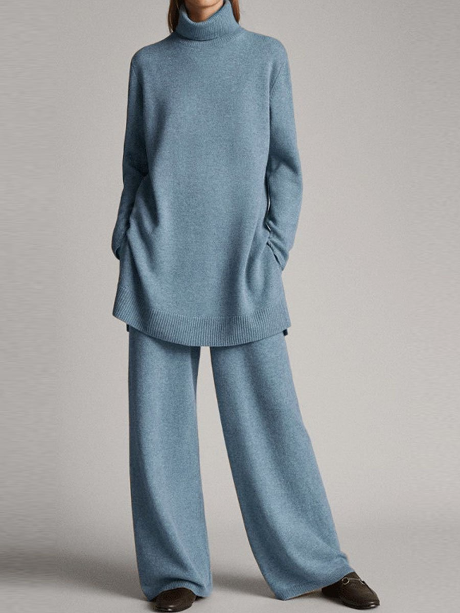 Conjunto Mujer de Algodón Estilo Relajado Dos Piezas