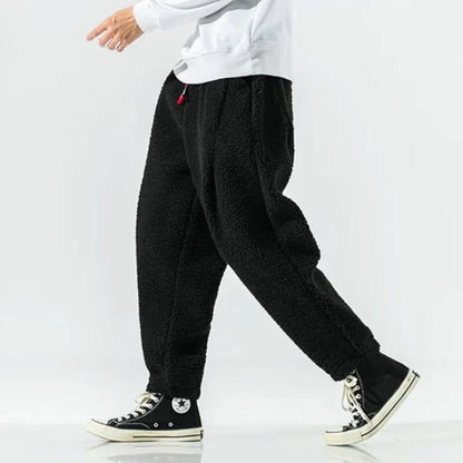 Pantalones Hombre de Borreguito Calidos Ajuste Confortable