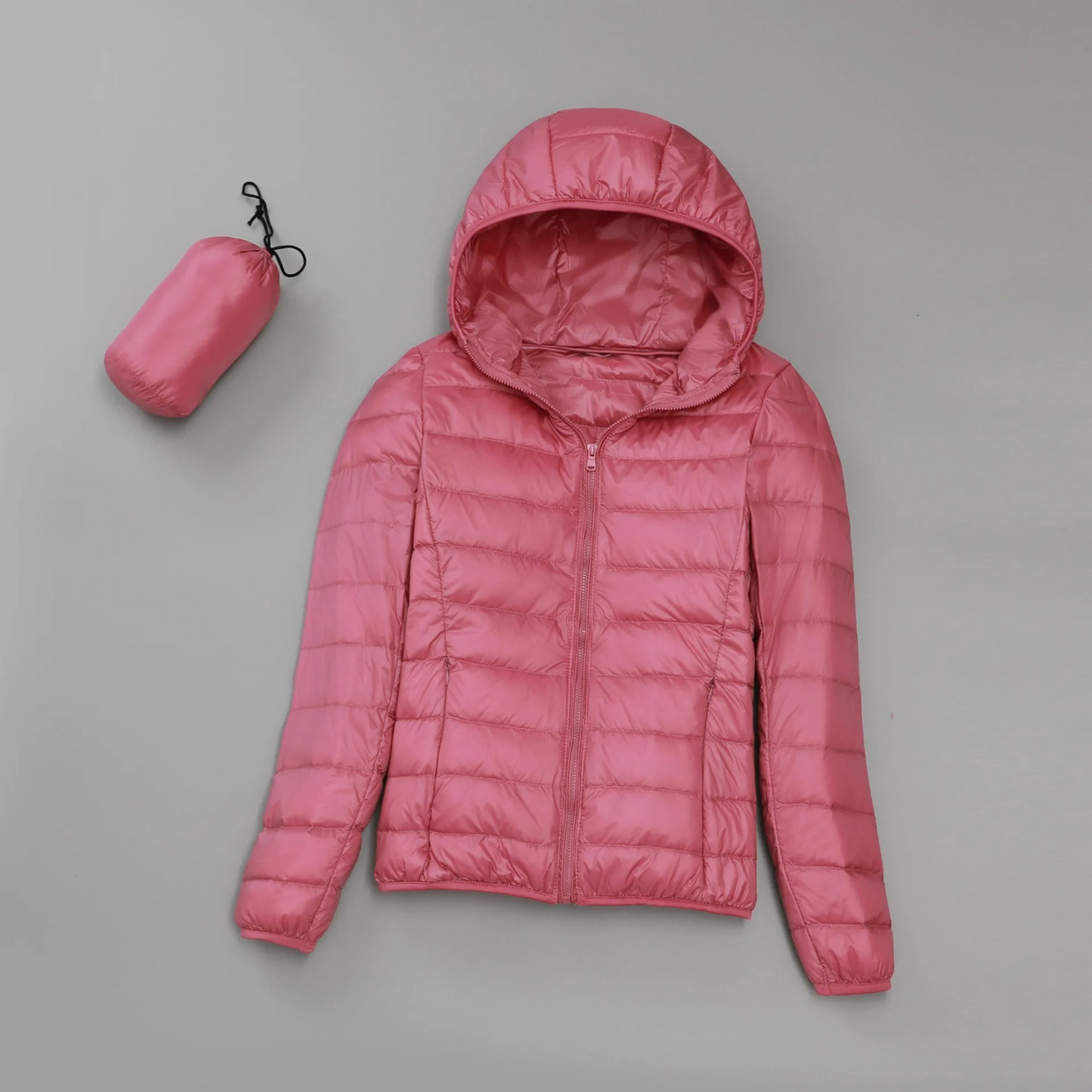 Abrigo Mujer Invierno con Capucha Ajuste Elegante