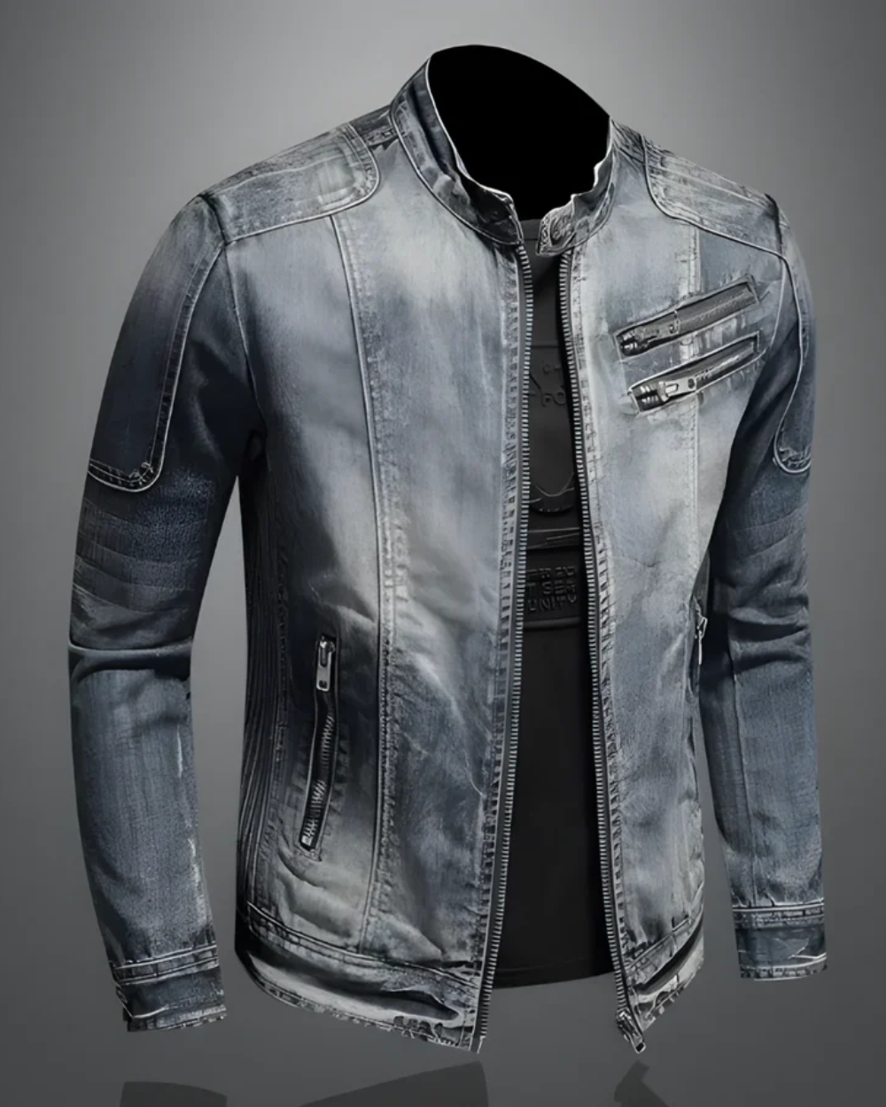 Chaqueta Vaquera Hombre Algodón Ajuste Cómodo Clásico - Mavetta