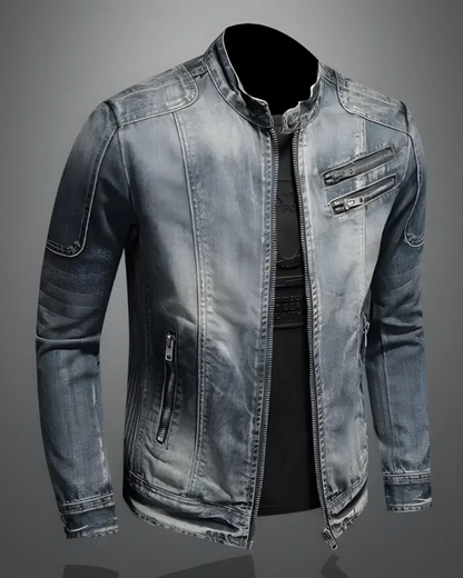 Chaqueta Vaquera Hombre Algodón Ajuste Cómodo Clásico - Mavetta