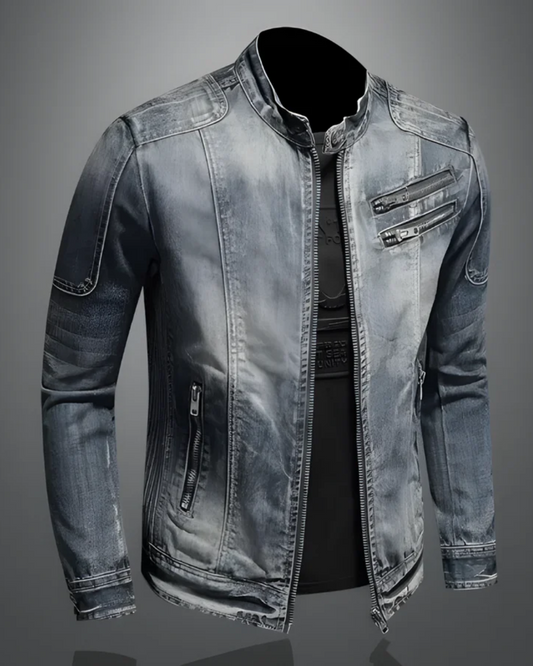 Chaqueta Vaquera Hombre Algodón Ajuste Cómodo Clásico - Mavetta