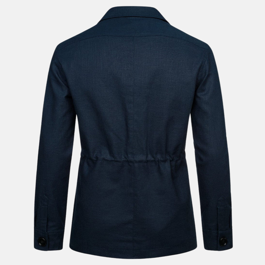 Chaqueta clásica hombre con botones y múltiples bolsillos