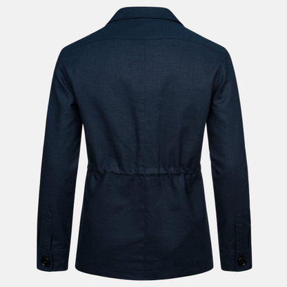 Chaqueta clásica hombre con botones y múltiples bolsillos