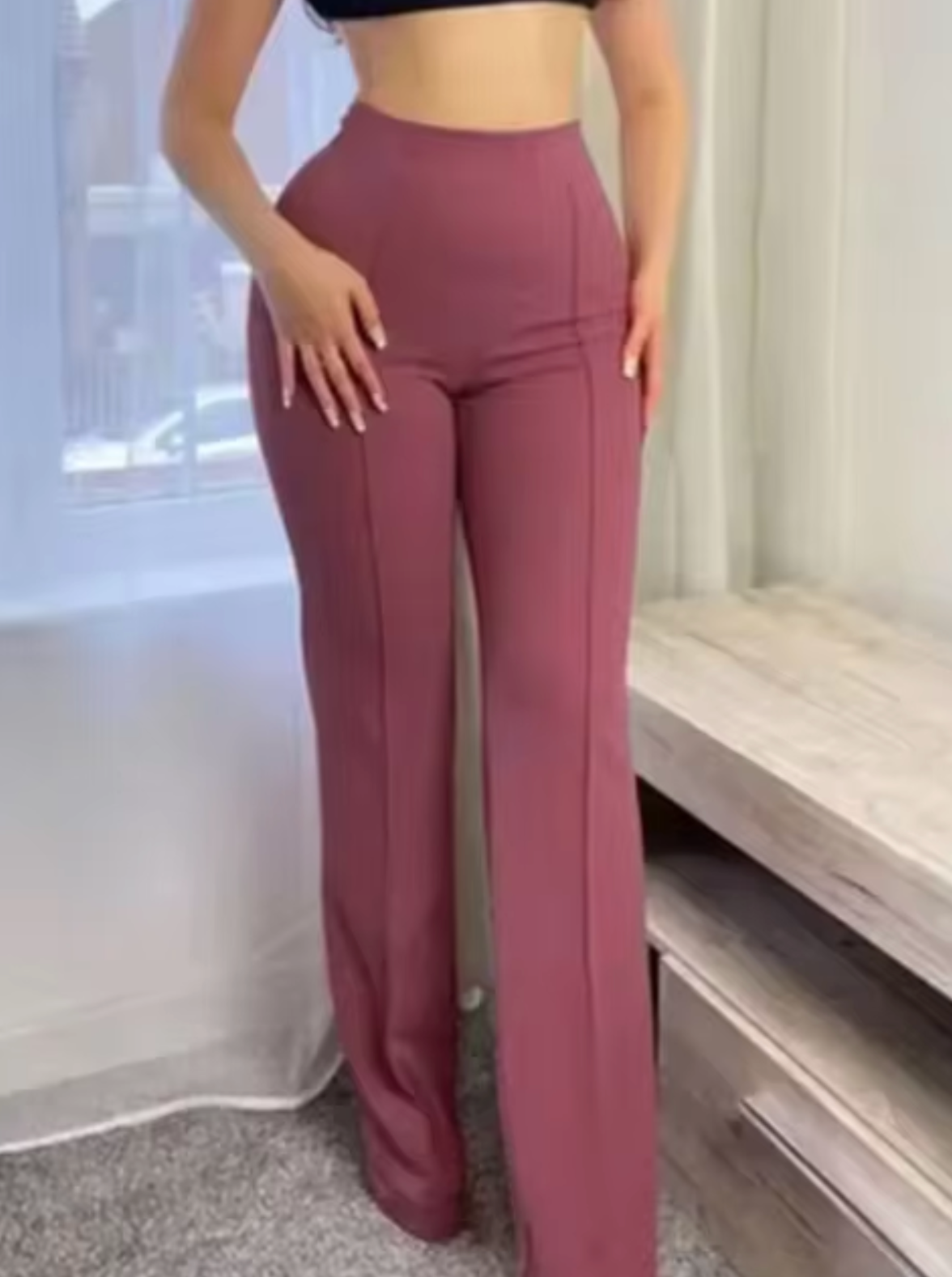 Pantalones Mujer Acampanados Casual