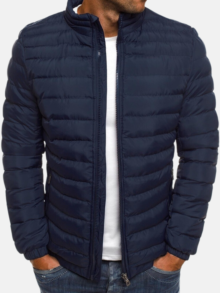 Chaqueta Puffer Hombre Casual Acolchada