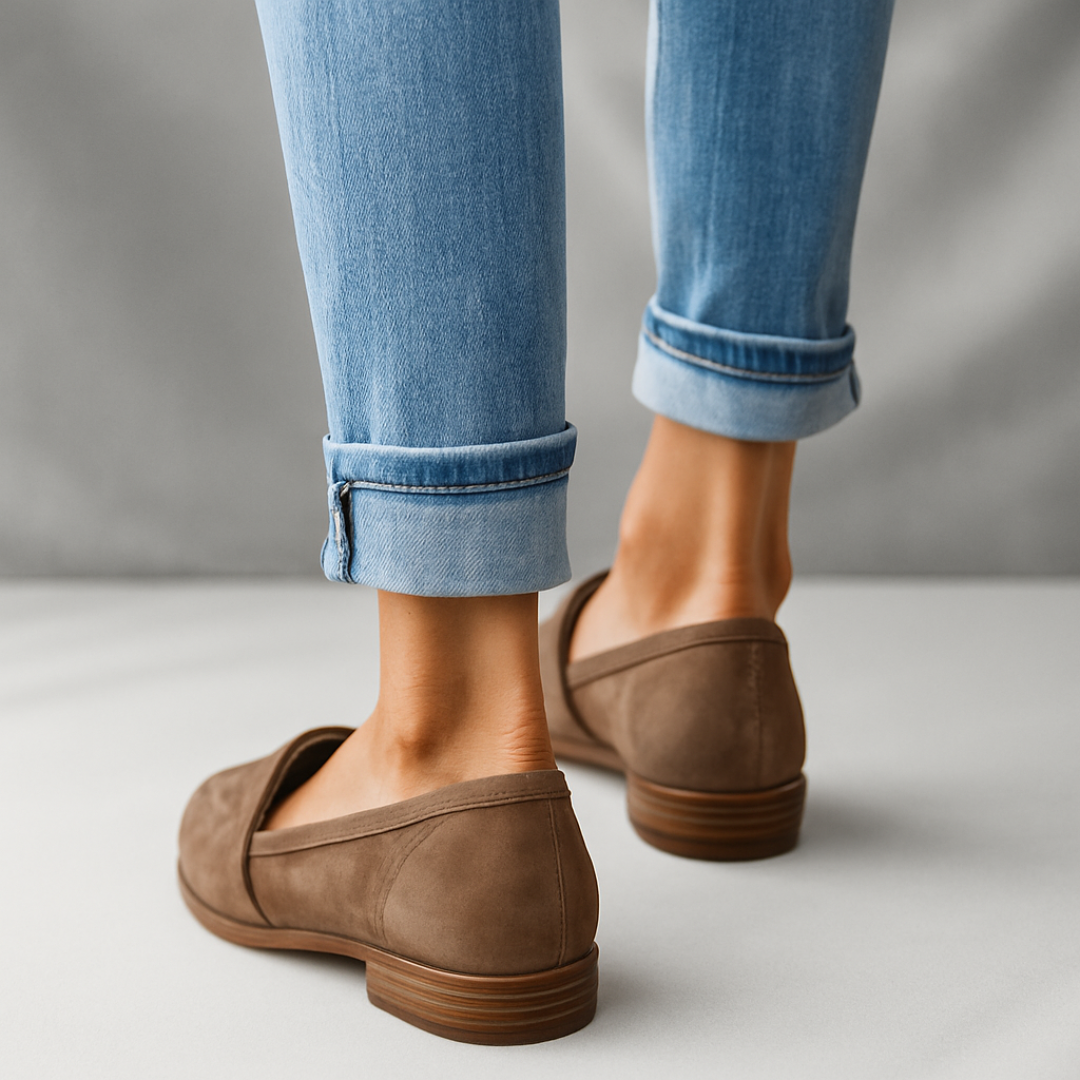 Mocasines Mujer Diseño Delgado Puntera Fina