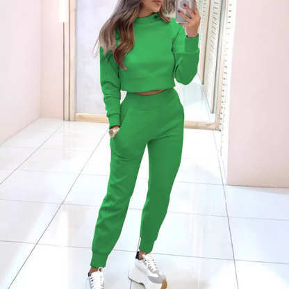 Conjunto Deportivo Mujer Corto y Pantalón Comodo