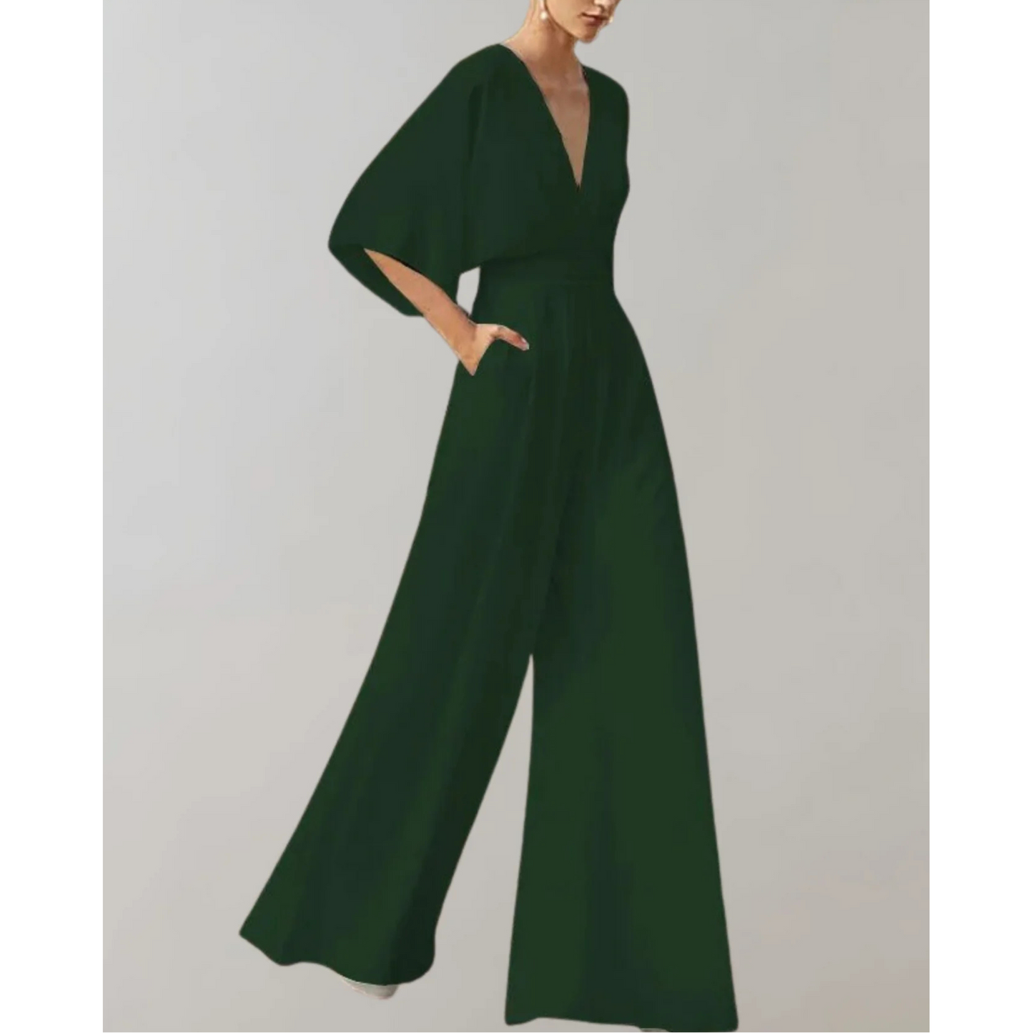 Mono Mujer Ajustado Pernera Ancha