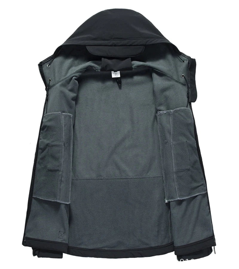 Chaqueta Hombre Impermeable Supervivencia Exterior Resistente