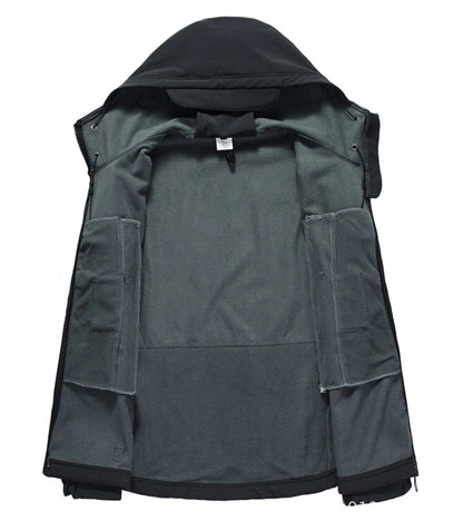 Chaqueta Hombre Impermeable Supervivencia Exterior Resistente