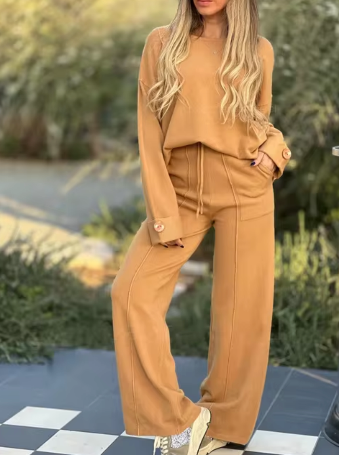 Conjunto Mujer de Dos Piezas Elegante Ajustado