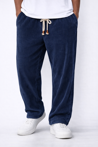 Pantalones Hombre de Pana Comodos Corte Regular