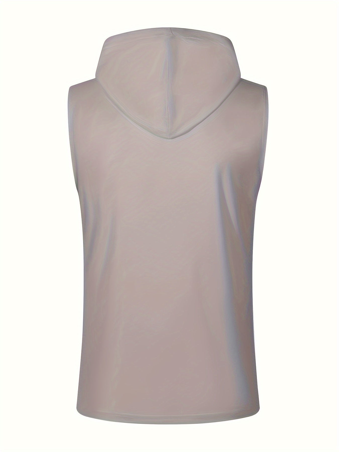 Camisa sin mangas hombre tejido transpirable con capucha