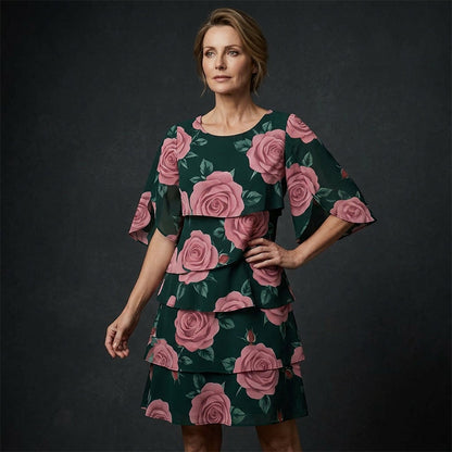 Vestido Verano Mujer Floral Ligero Suelto