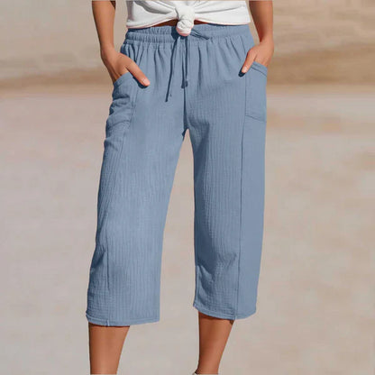 Pantalones cortos Mujer Plisados Ajuste Comodo