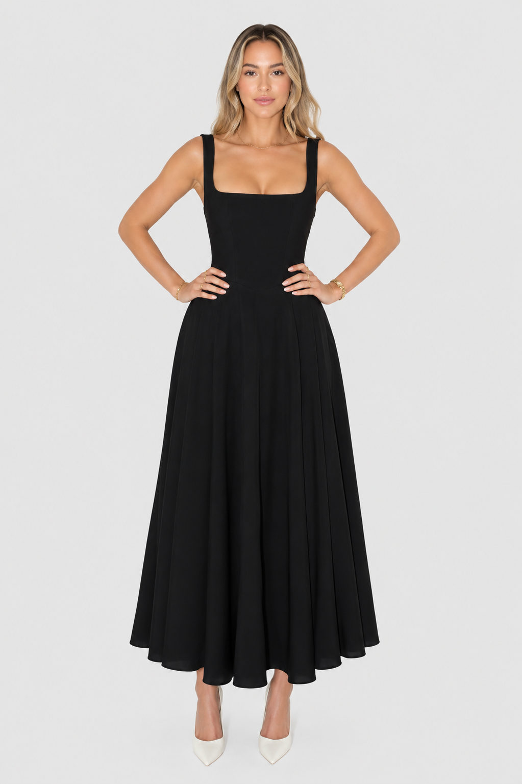Vestido Mujer Elegante Corte Grace