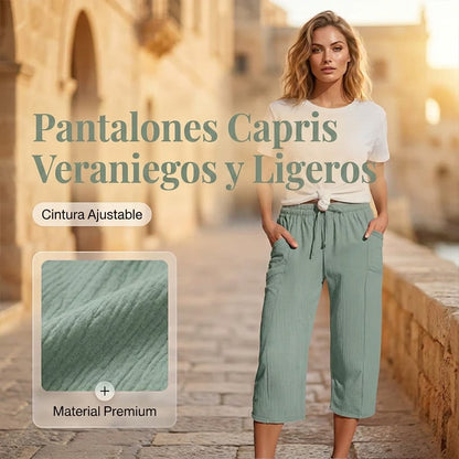 Pantalones cortos Mujer Plisados Ajuste Comodo - Mavetta